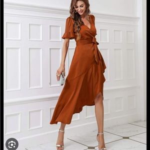 Women’s rust dress